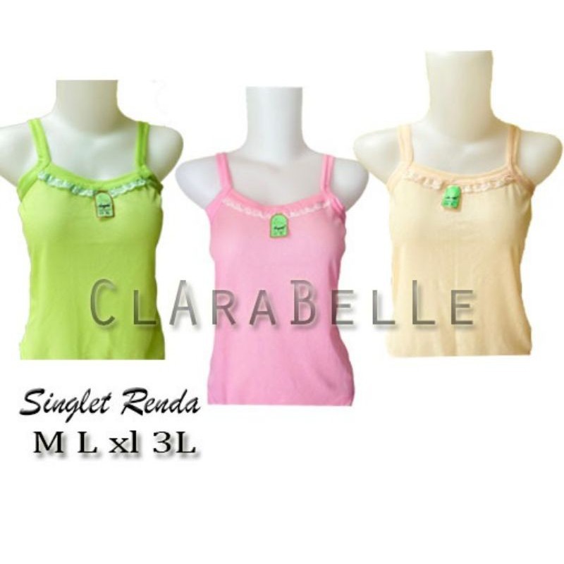 Grosir Kaos Singlet Renda Wanita Anak Remaja Dewasa