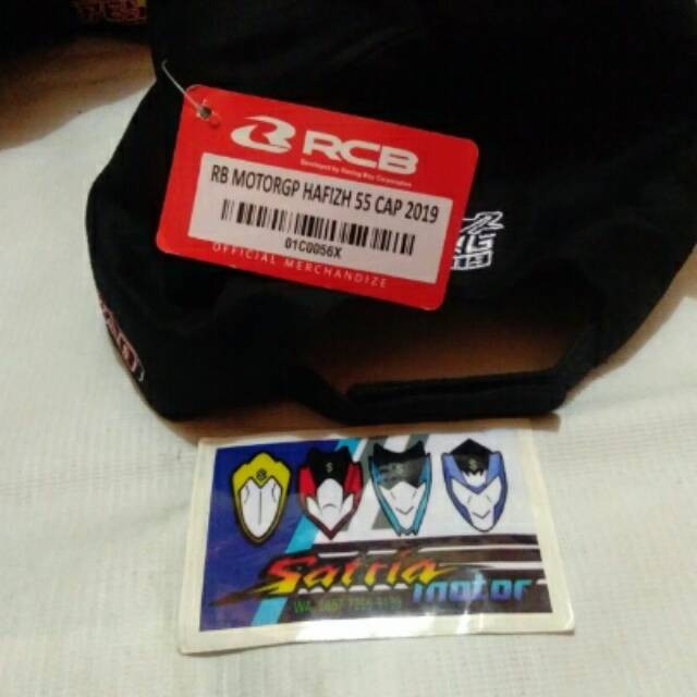 Benteng Onderdil Topi Merchandise Ori Rcb Edisi Motogp Sepang 2019