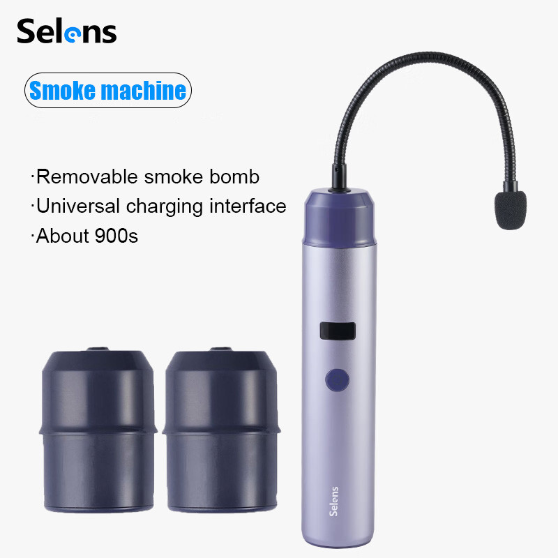 Selens Handheld Portable Fog Machine Indoor Portable Smoke Machine For Photography Outdoor Remote Co