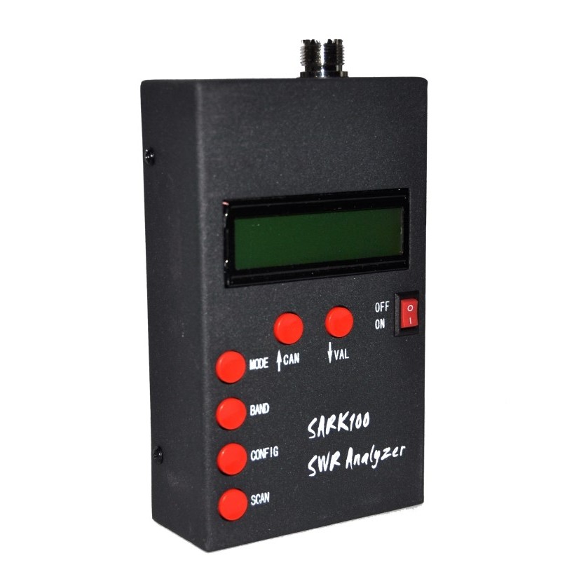 SARK100 1-60Mhz HF ANT SWR Antenna Analyzer Meter Tester for Ham Radio