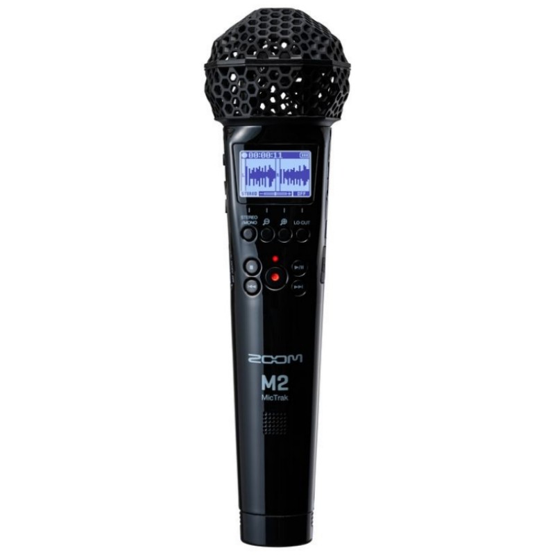 ZOOM 4-Track 32-bit float recorder stereo X/Y microphones for unmatched frequency response and clari