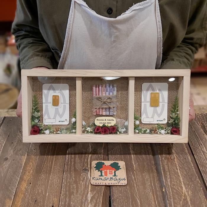 frame mahar khusus logam mulia