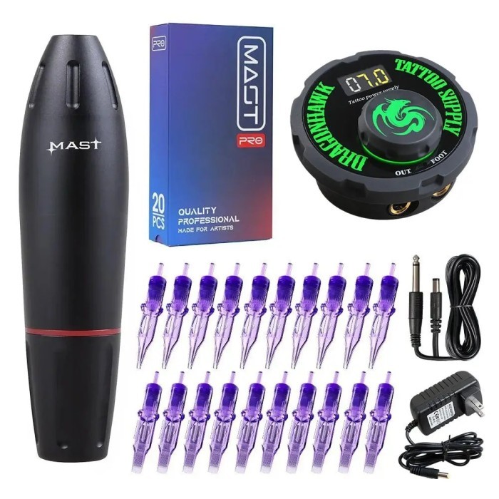 Professional Tattoo Machine Kit Tattoo Rotary Pen Set Tattoo Makeup