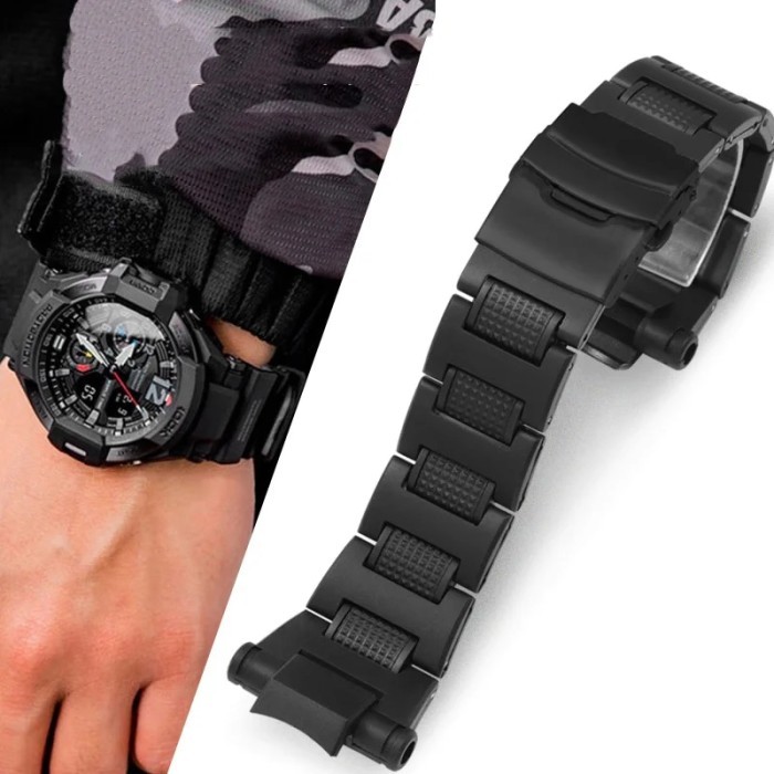 Plastic steel strap for GA-1000/1100 GW-A1000/A1100/4000 watchband