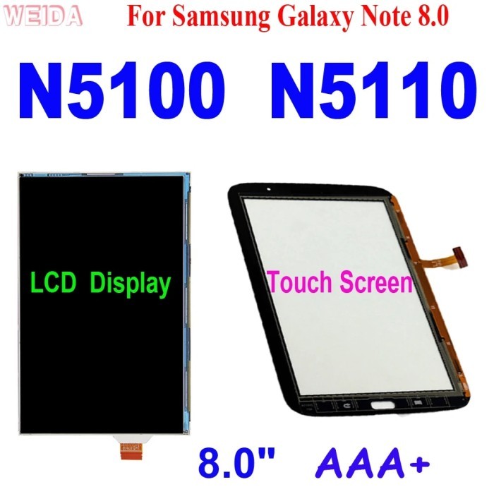 8.0" AAA+ For Galaxy Note 8.0 N5100 N5110 GT-N5100 GT-N5110 LCD