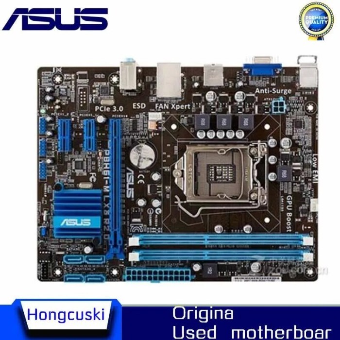 Used original motherboard for P8H61-M LX3 R2.0 DDR3 LGA1155 USB2.0