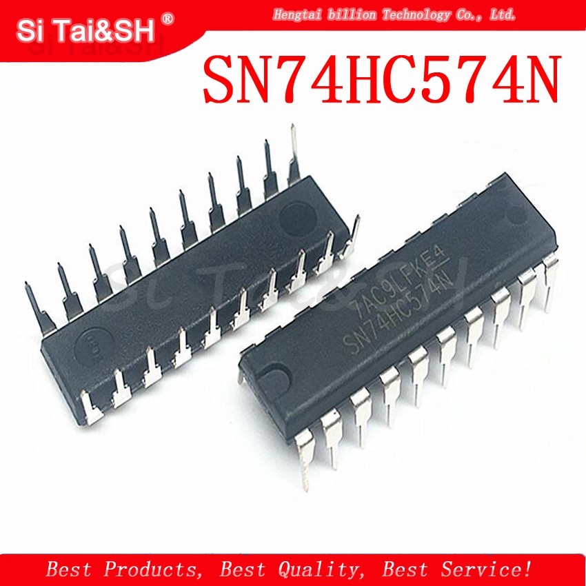 IMPORT 10PCS SN74HC574N DIP20 SN74HC574 DIP 74HC574N DIP-20 74HC574 NEW AND ORIGINAL IC
