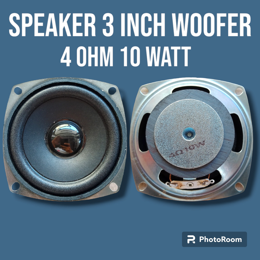 SPEAKER 3 INCH WOOFER BASS 4 OHM 10 WATT *