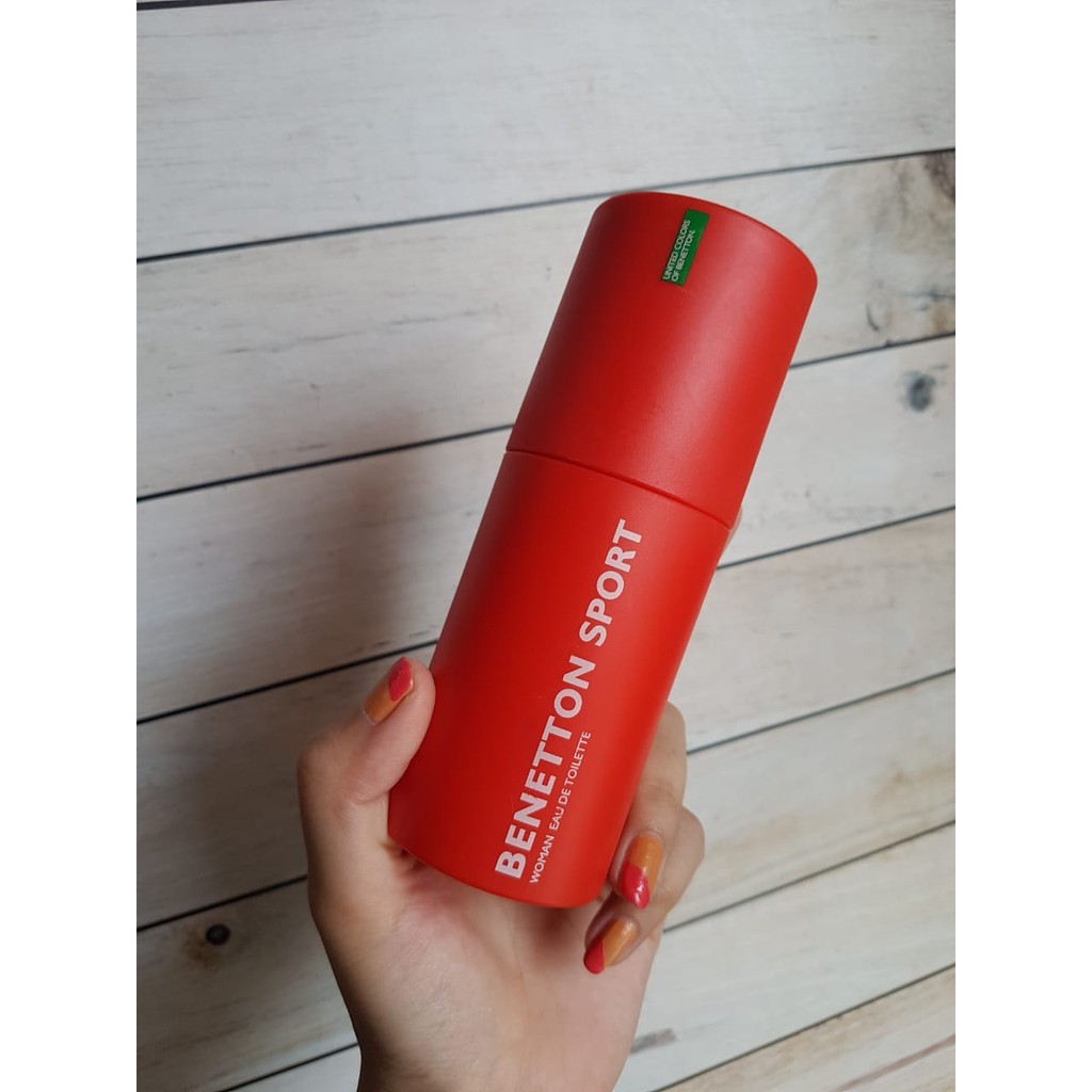 PARFUME CEWEK BENETTON SPORT BENETTON FOR WOMEN 100ML ORIGINAL UNBOX