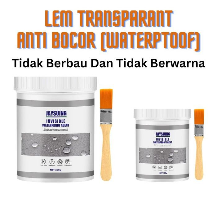 Lem Transparan Anti Rembes Tahan Air Lem Atap Anti Bocor Kerembes 300g