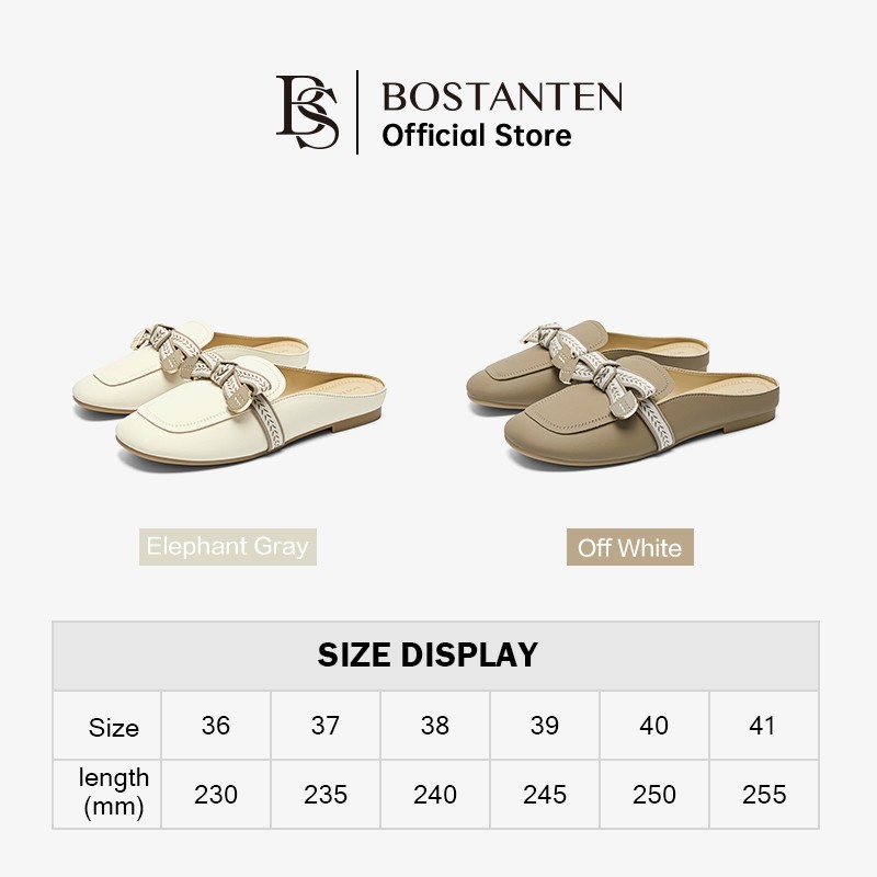 BOSTANTEN WOMEN FLAT SHOES MUELLER