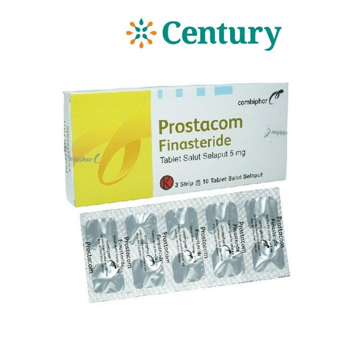 PROSTACOM 5MG 1 STRIP ISI 10 TAB  / FINASTERIDE / PROSTAT / FINASTERIDE 5 MG