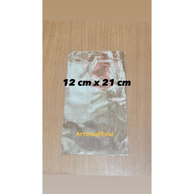 

Plastik Panitia Mika Ukuran 12 cm x 21 cm (1 pack isi 100 pcs)| plastik Name tag|lanyard ID