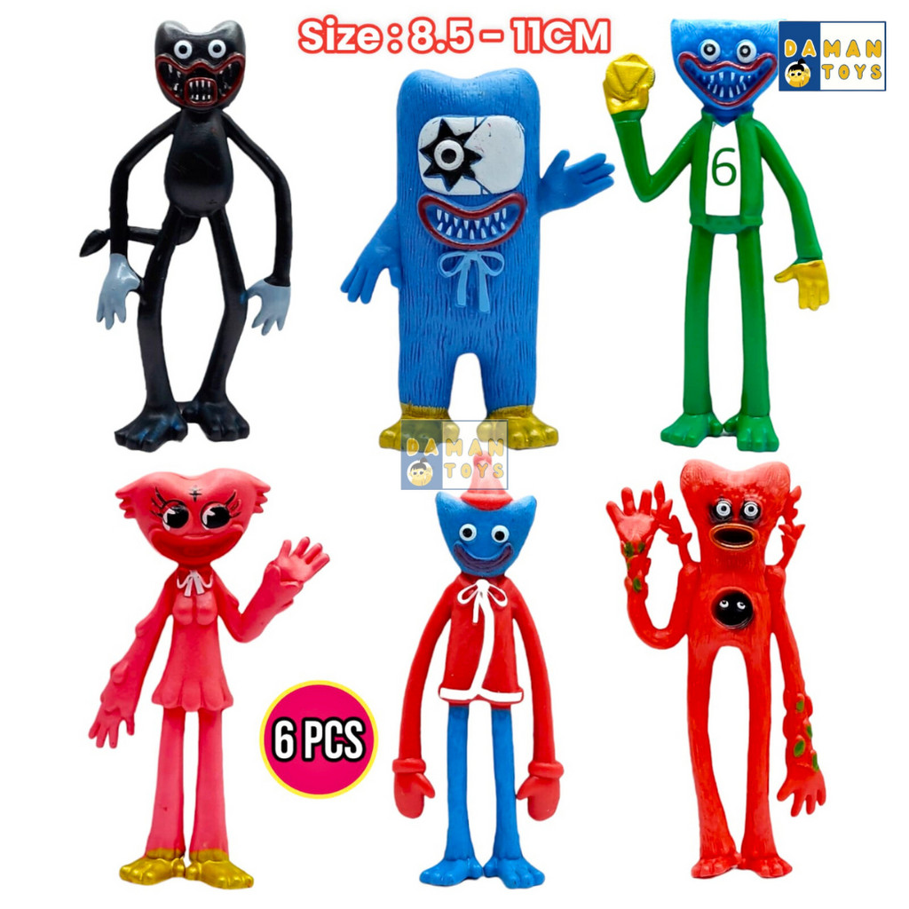 Huggy Wuggy Mainan Poppy Playtime set