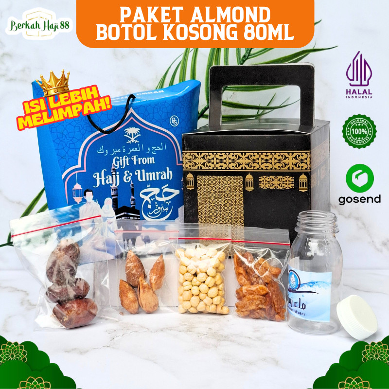 

PAKET OLEH OLEH HAJI DAN UMROH GIFT HAMPERS SOUVENIR LENGKAP DUS BEBAS PILIH BOTOL KOSONG TANPA AIR