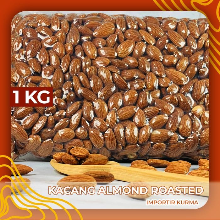 

ALMOND ROASTED 1kg KACANG ALMOND PANGGANG / ALMOND PANGGANG ROASTED Terlaris