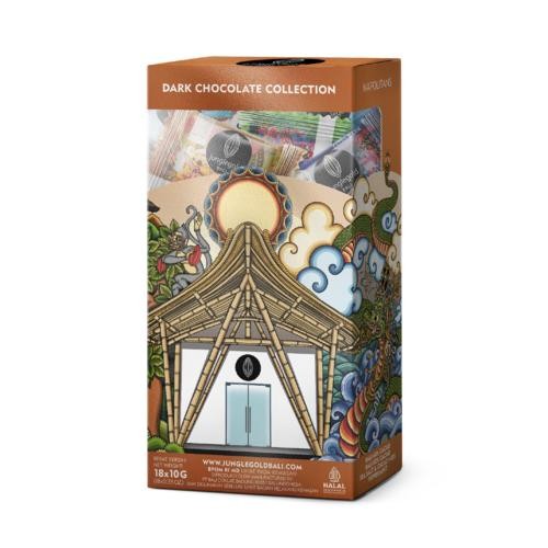 

JUNGLEGOLD Dark Chocolate Collection Napolitan 18x10g Terlaris