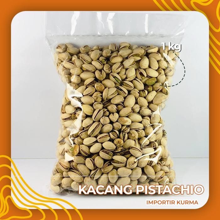 

KACANG PISTACHIO 1kg / KACANG FUSTUK / Kacang Pistachio Arab Fustuk Terlaris