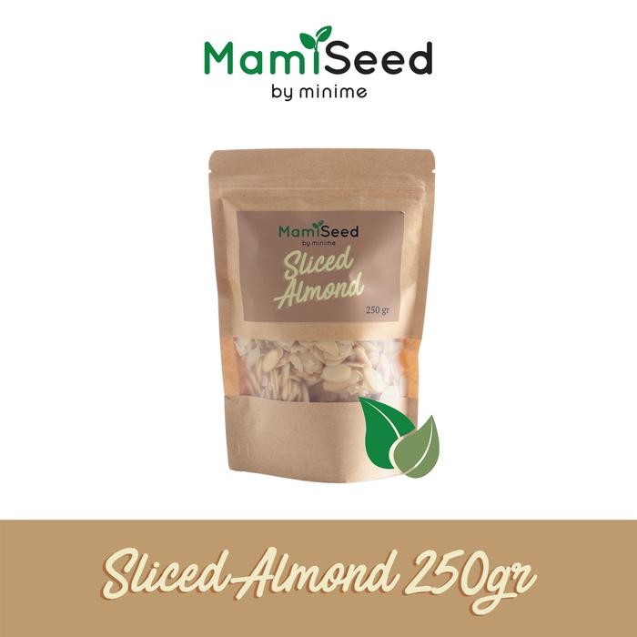 

MAMISEED Sliced Almond 250gr - Kacang Almond Iris (Raw - Mentah) Terlaris