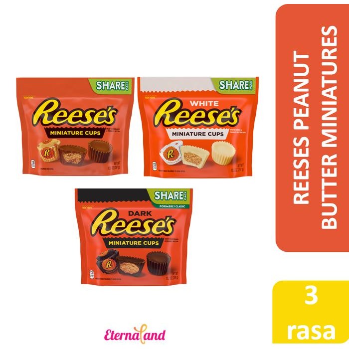 

Reese's Peanut Butter Miniature Cups - cokelat selai kacang mini Terlaris