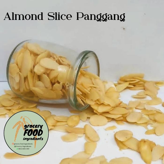 

Kacang almond slice panggang 1kg/ almond slice roasted Terlaris