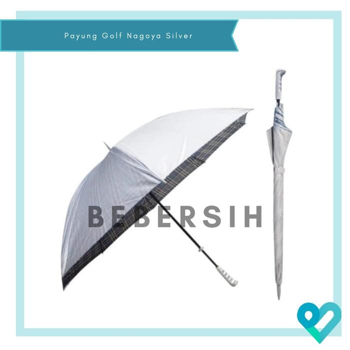 Alfa Sport Payung Golf Nagoya Silver/Payung Golf Silver/Payung Besar Silver