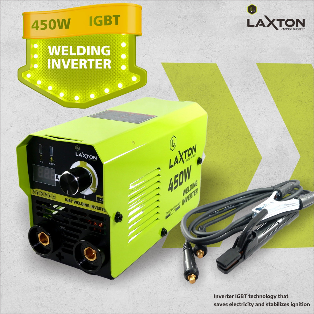 LAXTON LX-I-120 Mesin Las Inverter Travo Las 450 Watt IGBT