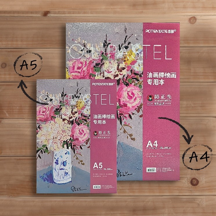 

[READY] Potentate Oil Pastel Paper A5 Pad Buku Sketsa