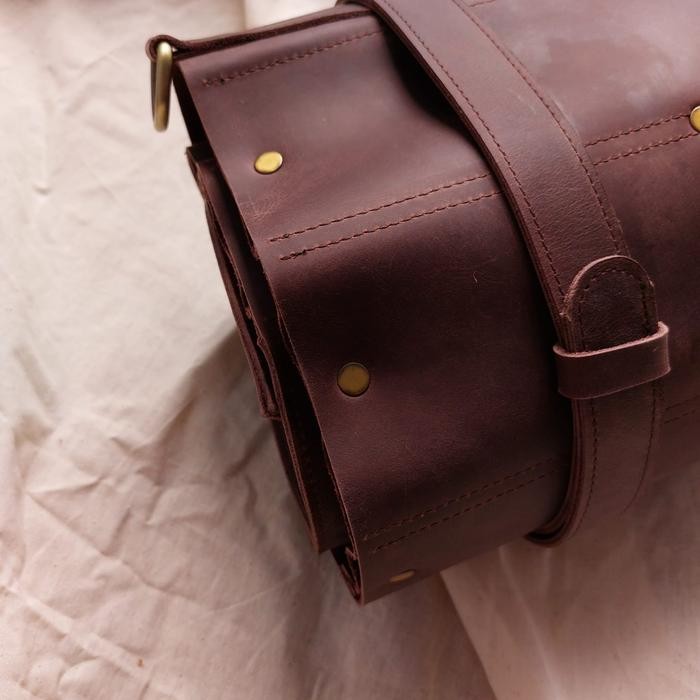 (Expert) Tas Pisau chef Kulit sapi asli