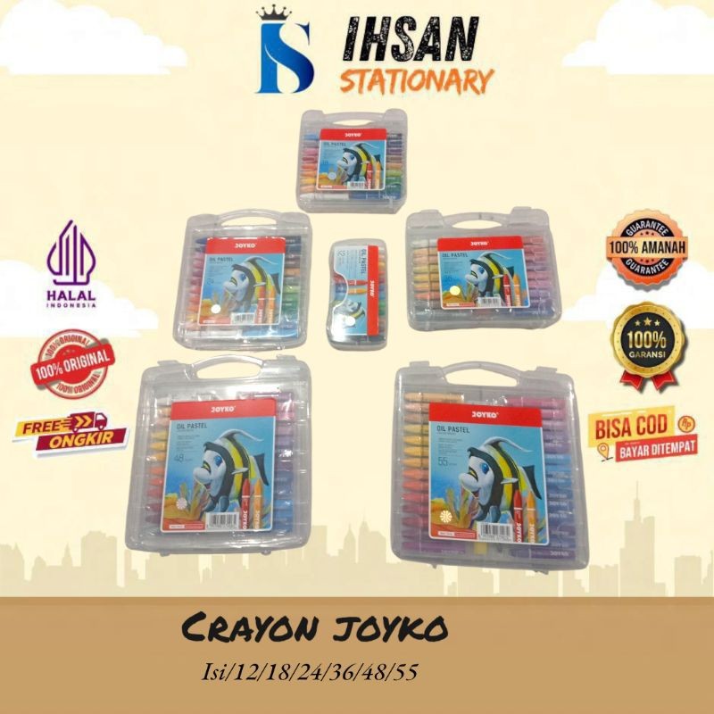

[READY] Crayon Minyak Oil Pastel Joyko