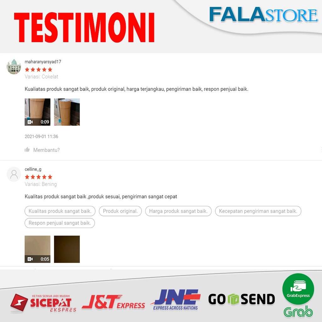 

JH8 Solasi Isolasi Solatip Solatif Lakban Bening Coklat Kuat 4,5cm x 35m 1 Roll Isi 6 PCS