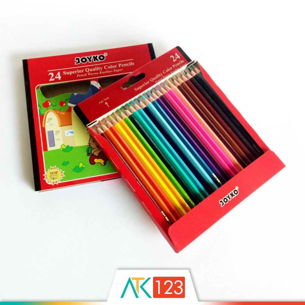 

[READY] Pensil Warna Joyko 24 Superior Quality Color Pencils (CP-24PB)