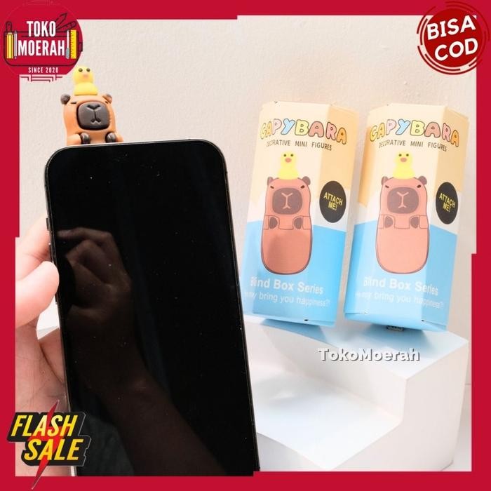 (Expert) MISTERI BOX HIPPERS CAPYBARA LUCU UNIK MYSTERY BOX TEMPELAN HANDPHONE CAPYBARA IMUT BLIND