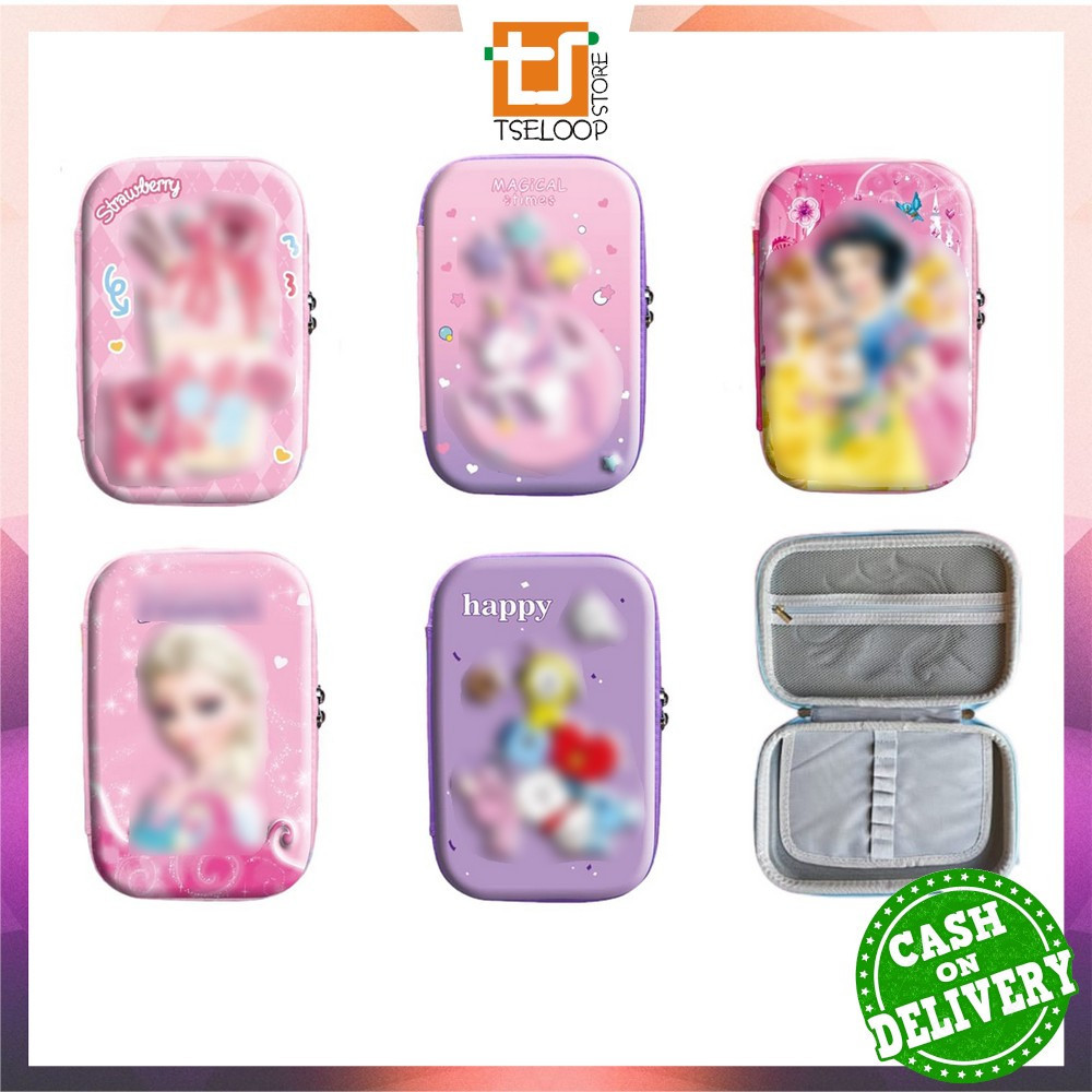 

JH8 OFM-A82 Kotak Pensil 3D Karakter Kartun Lucu / Tempat Pensil Anak Sekolah / Kotak Pensil Besar