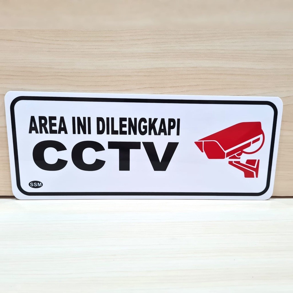 

JH8 Sign Board Akrilik BESAR AREA INI DILENGKAPI CCTV