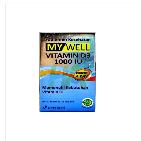 MYWELL VIT D3 1000IU 20S