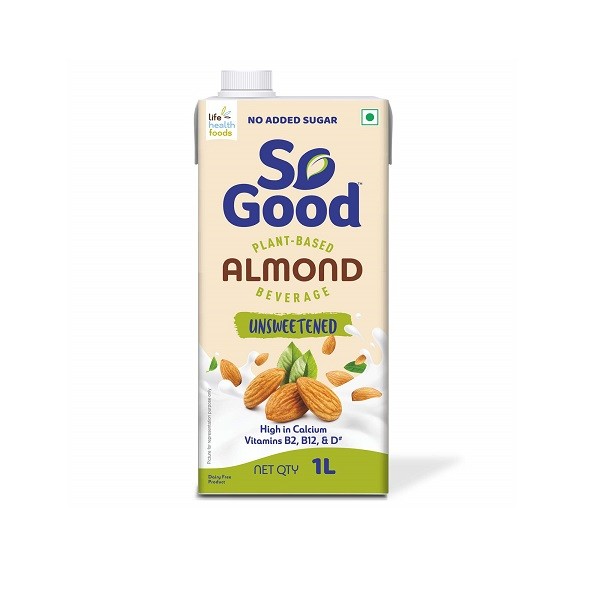 

SO GOOD MILK ALMOND UNSWEET 1LTR