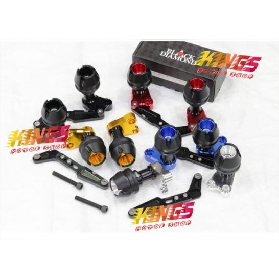 JALU KNALPOT / SLIDER KNALPOT BLACK DIAMOND HONDA NEW PCX 160 ORIGINAL