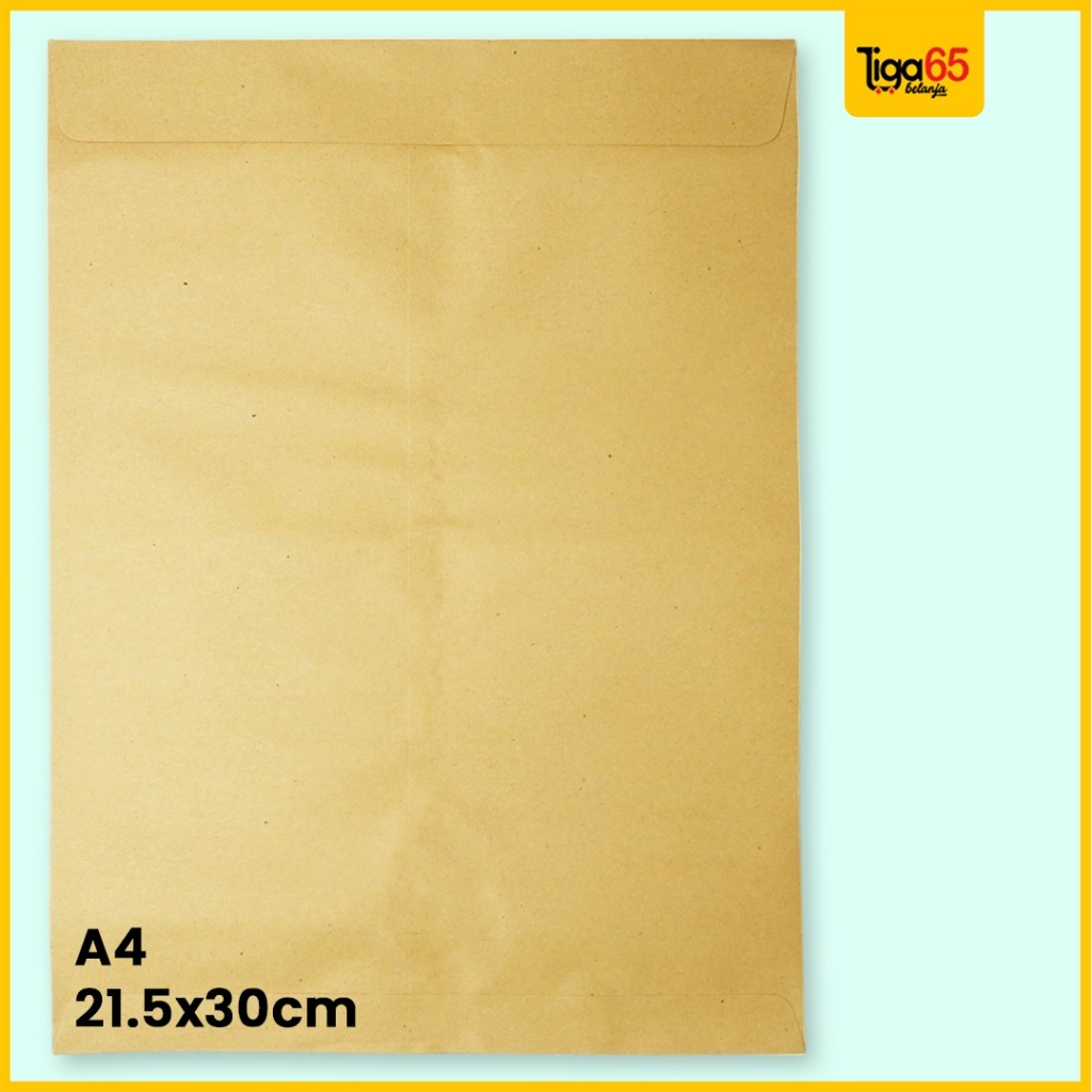 

Amplop Coklat Zibiz A4 (21.5 X 30Cm) / Amplop Coklat Zibiz Isi (100) / Amplop Ukuran A4