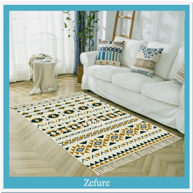 Karpet Lantai Bohemian Karpet Minimalis Modern Karpet Ruang Tamu Karpet Tenun