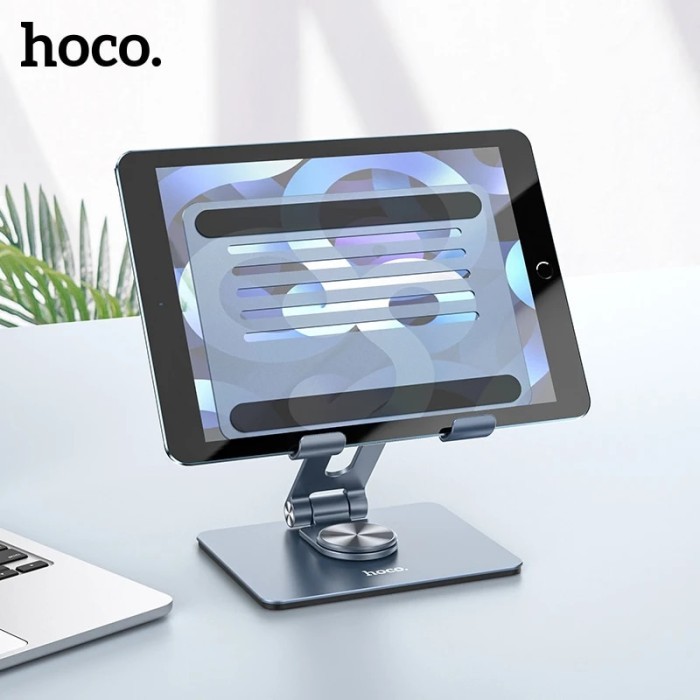 HOCO Tablet Phone Stand Aluminum Alloy iPad Stand 360° Rotatable For