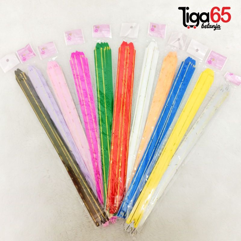

Pita Tarik Pita Serut 1.8 Cm Pita Souvenir Ulang Tahun / Pita Serut 18Mm (20Set/Pak) / Kerajaan Alat Tulis