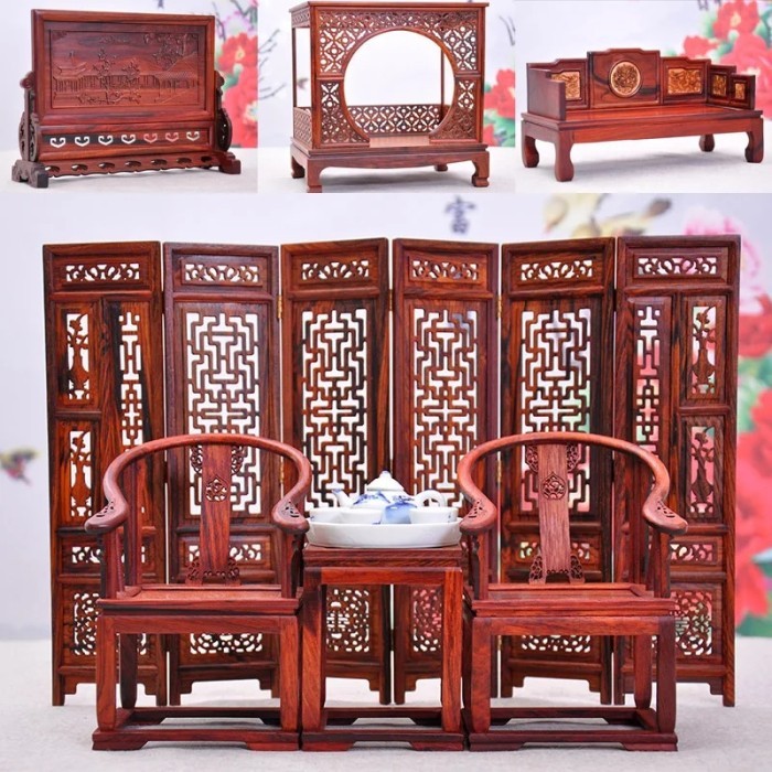 Mother Garden Simulated Chinese Antique Mini Furniture Model Toys