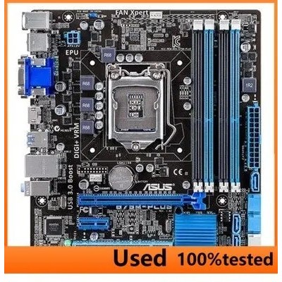Original B75M-PLUS Desktop Motherboard Intel B75 Socket LGA 1155 i3