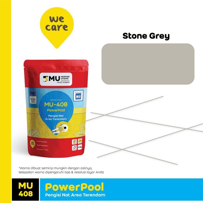Fixco- Mortar Utama MU-408 PowerPool Pengisi Nat Keramik 2Kg