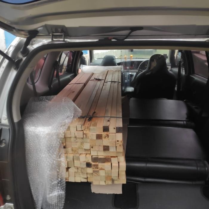 Fixco- kayu Pinus baru s4s (bukan jati Belanda bekas) kayu Kaso Reng 3 x 3cm