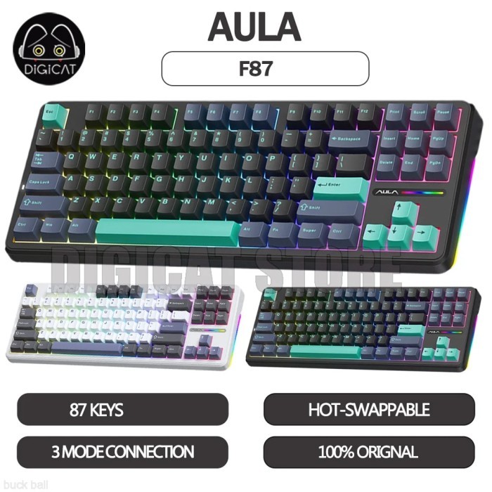Pre-Sale Aula Leobog F87 Mechanical Keyboard 3 Mode