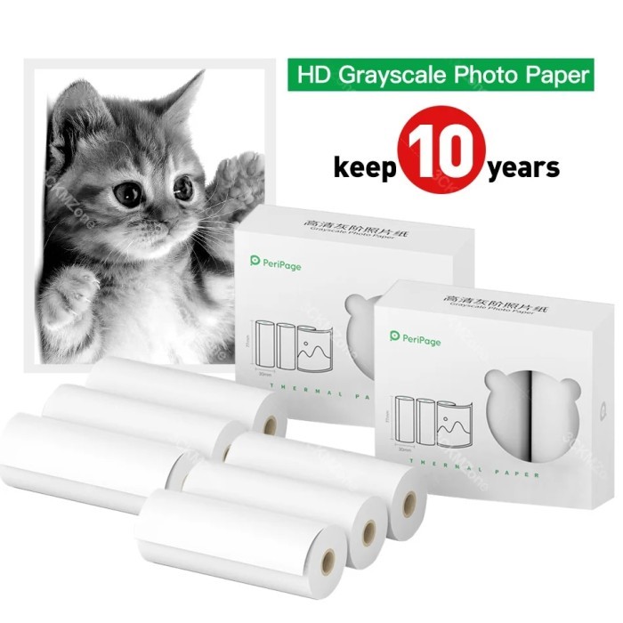 For Peripage A9 A9 Pro Official Photo Printer 77mm Thermal Paper