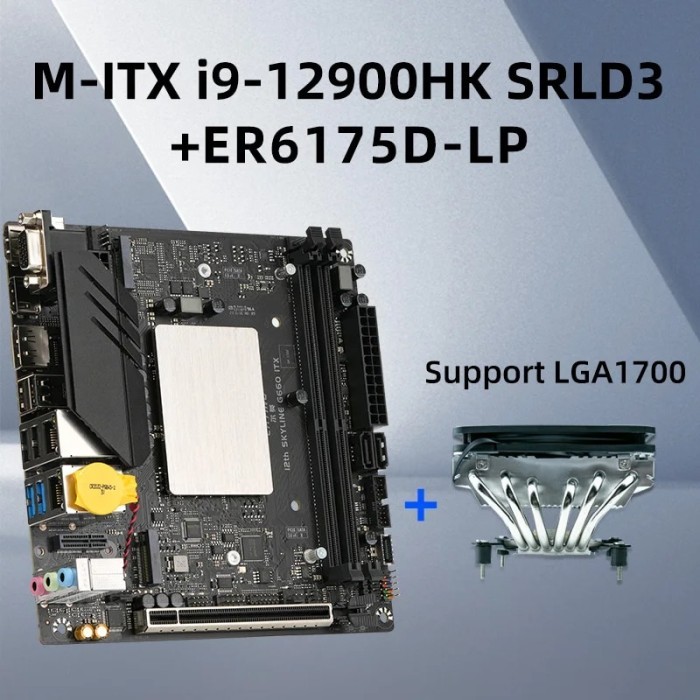 ERYING M-ITX DIY Desktops Motherboard Set with Onboard CPU Core