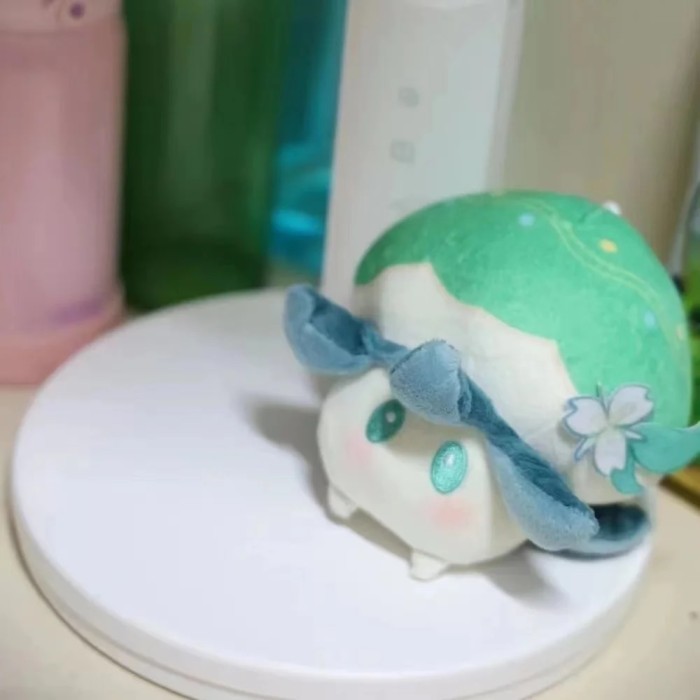 Game Genshin Impact Venti Fungus Plush Dango Bag Pendant Keychain